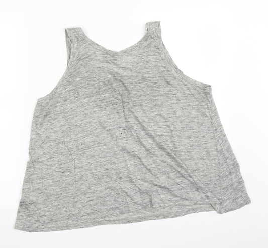 Womens UK Size 16 NEXT Green Basic Tank
