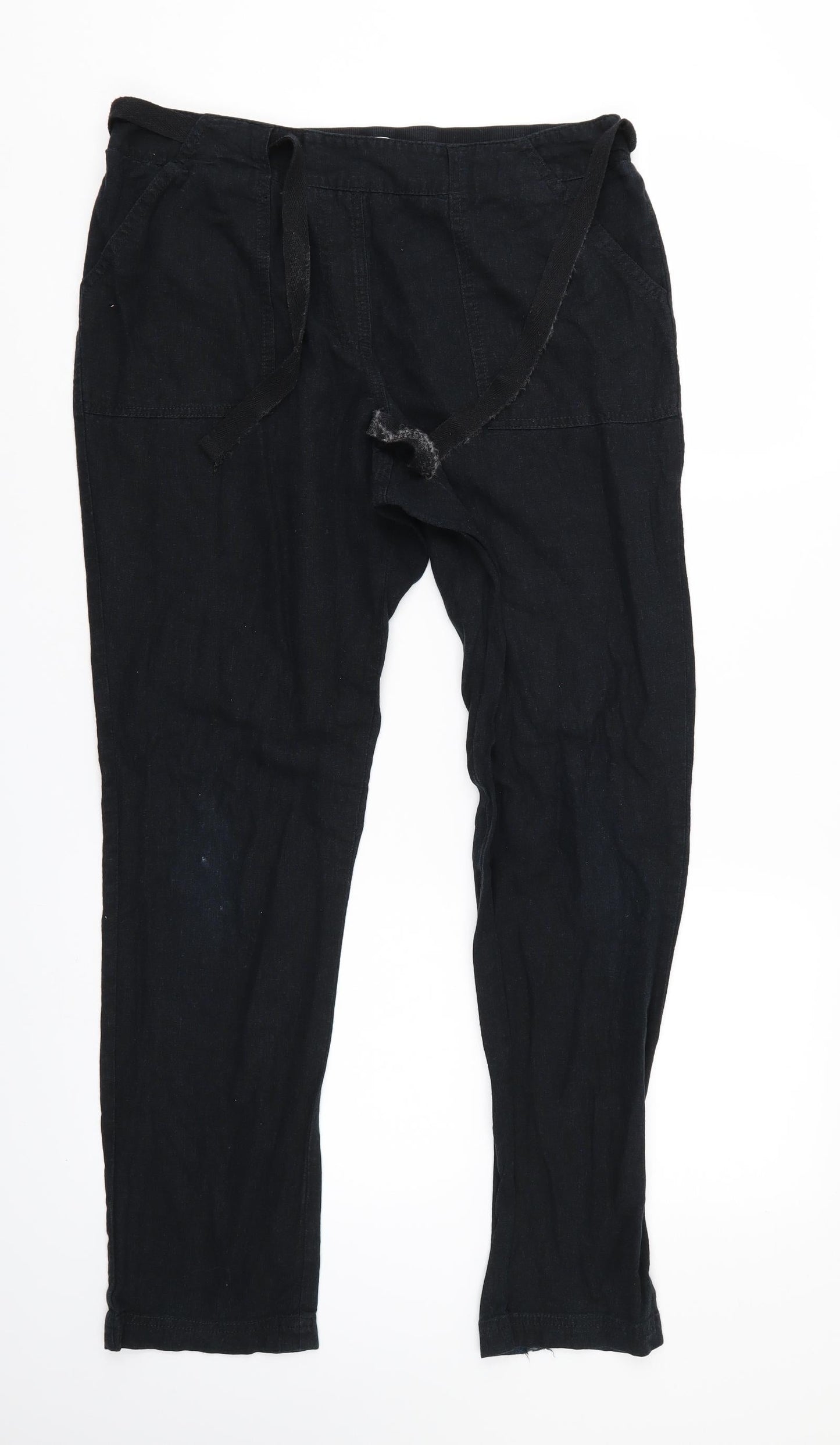 George Womens Black   Sweatpants Trousers Size 12 L27 in