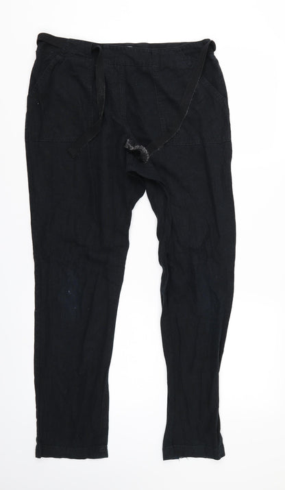 George Womens Black   Sweatpants Trousers Size 12 L27 in