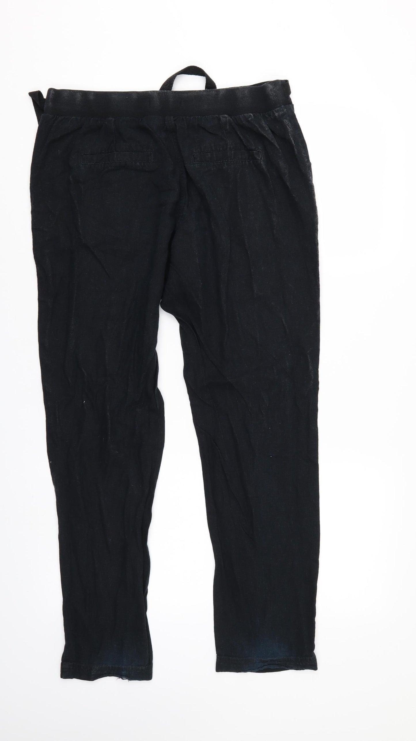 George Womens Black   Sweatpants Trousers Size 12 L27 in