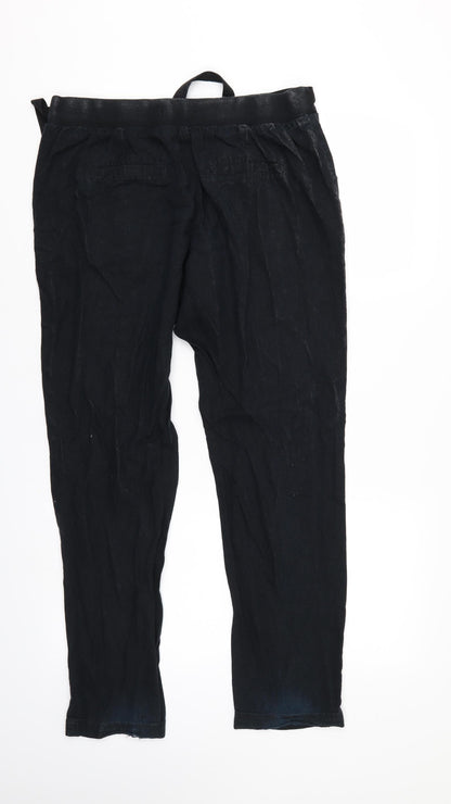 George Womens Black   Sweatpants Trousers Size 12 L27 in