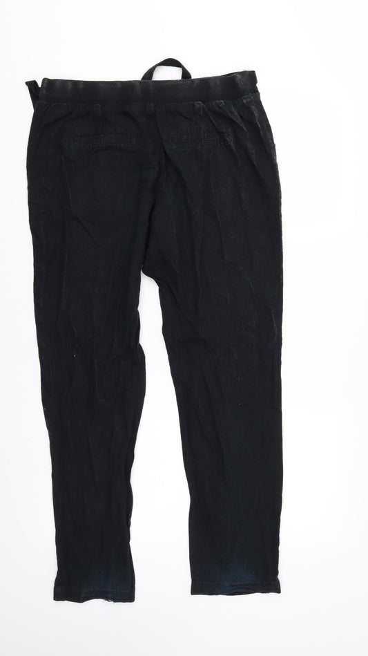 George Womens Black   Sweatpants Trousers Size 12 L27 in