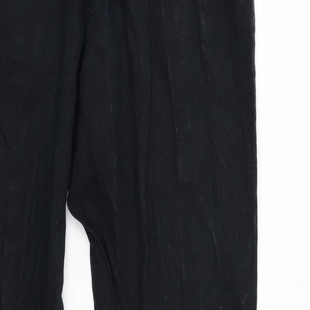 George Womens Black   Sweatpants Trousers Size 12 L27 in