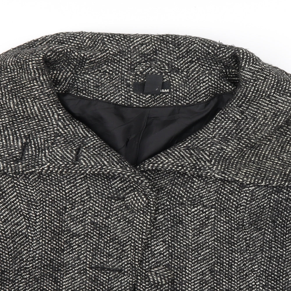 Womens UK Size 6 H&M Grey Jacket