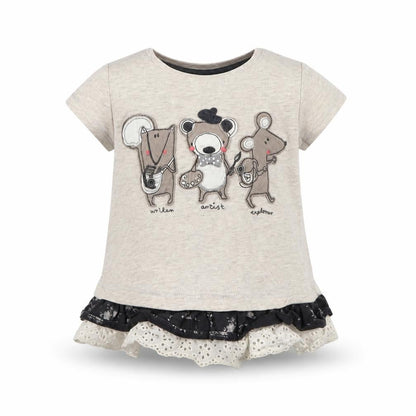 Next Girls Grey   Tunic Jumper Size 9-12 Months