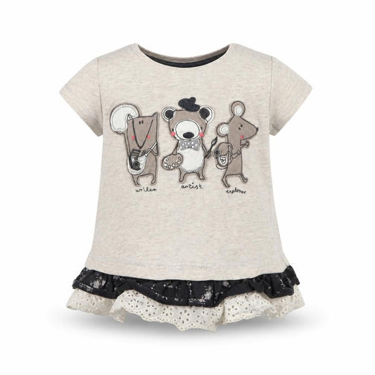 NEXT Girls Grey   Tunic Jumper Size 9-12 Months