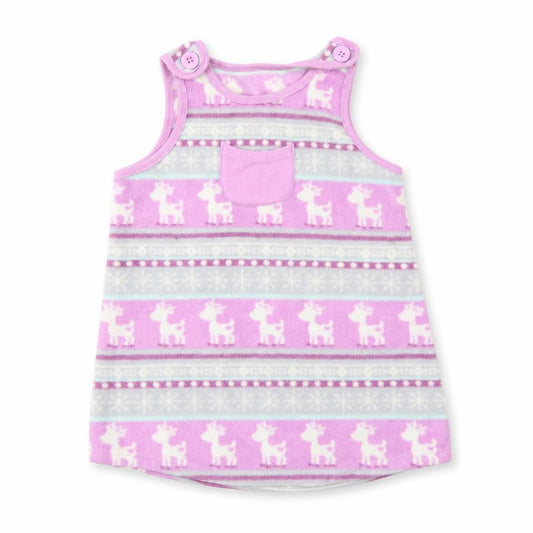 George Girls Multicoloured Animal Print  Pinafore/Dungaree Dress  Size 12-18 Months