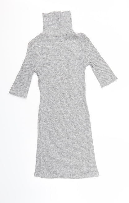Top Shop Womens Grey   Bodycon  Size 8