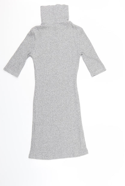 Top Shop Womens Grey   Bodycon  Size 8