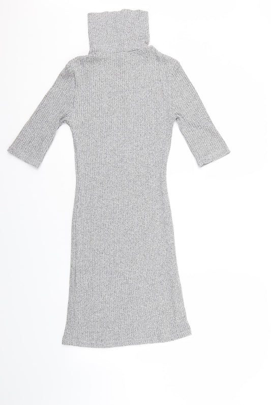 Top Shop Womens Grey   Bodycon  Size 8