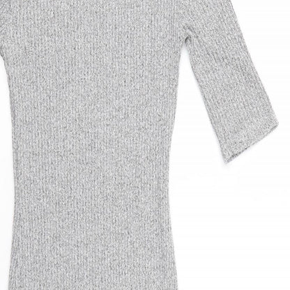 Top Shop Womens Grey   Bodycon  Size 8