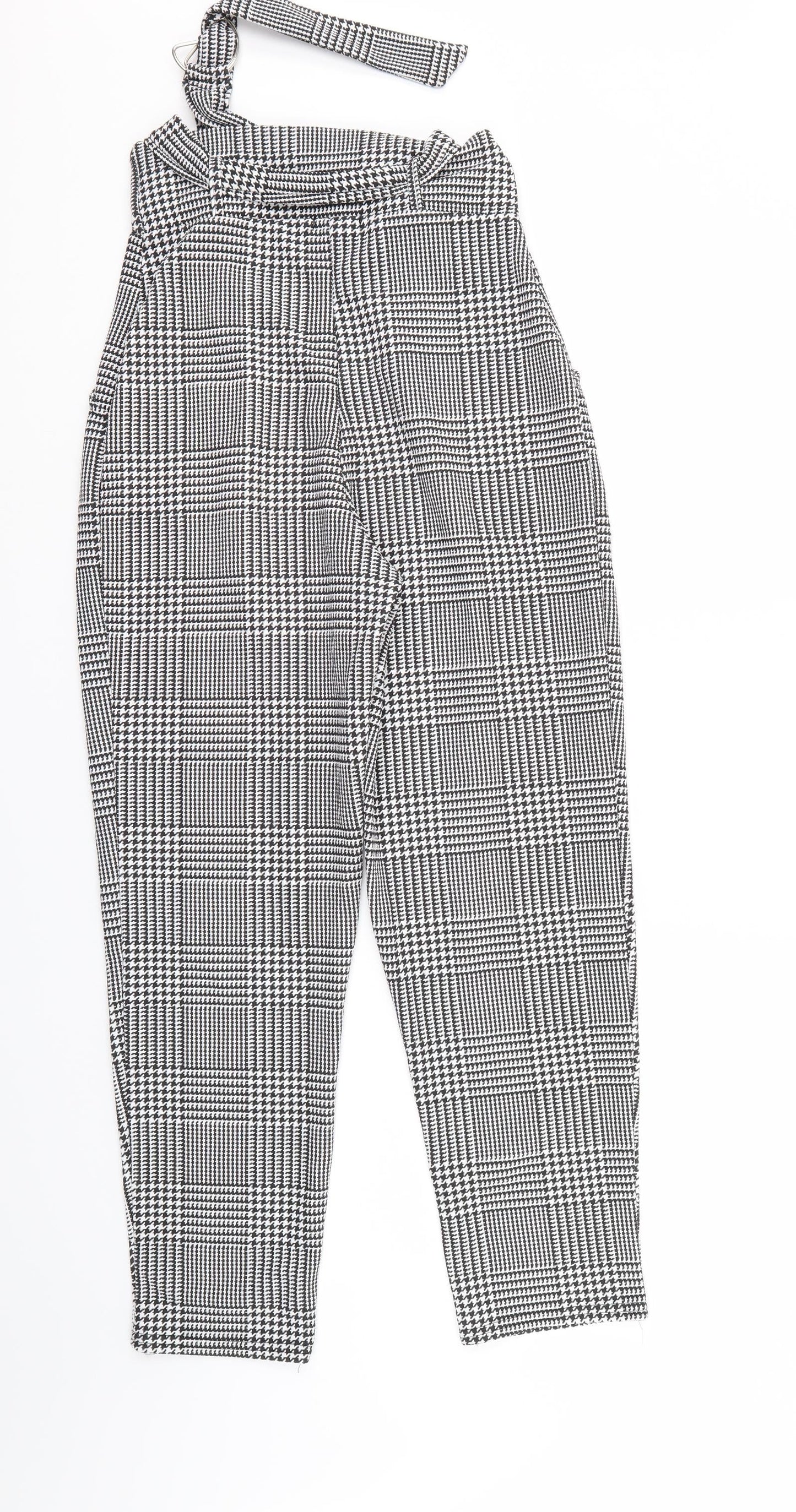 Womens UK Size 10 I SAW IT FIRST Regular Fit  Black Trousers