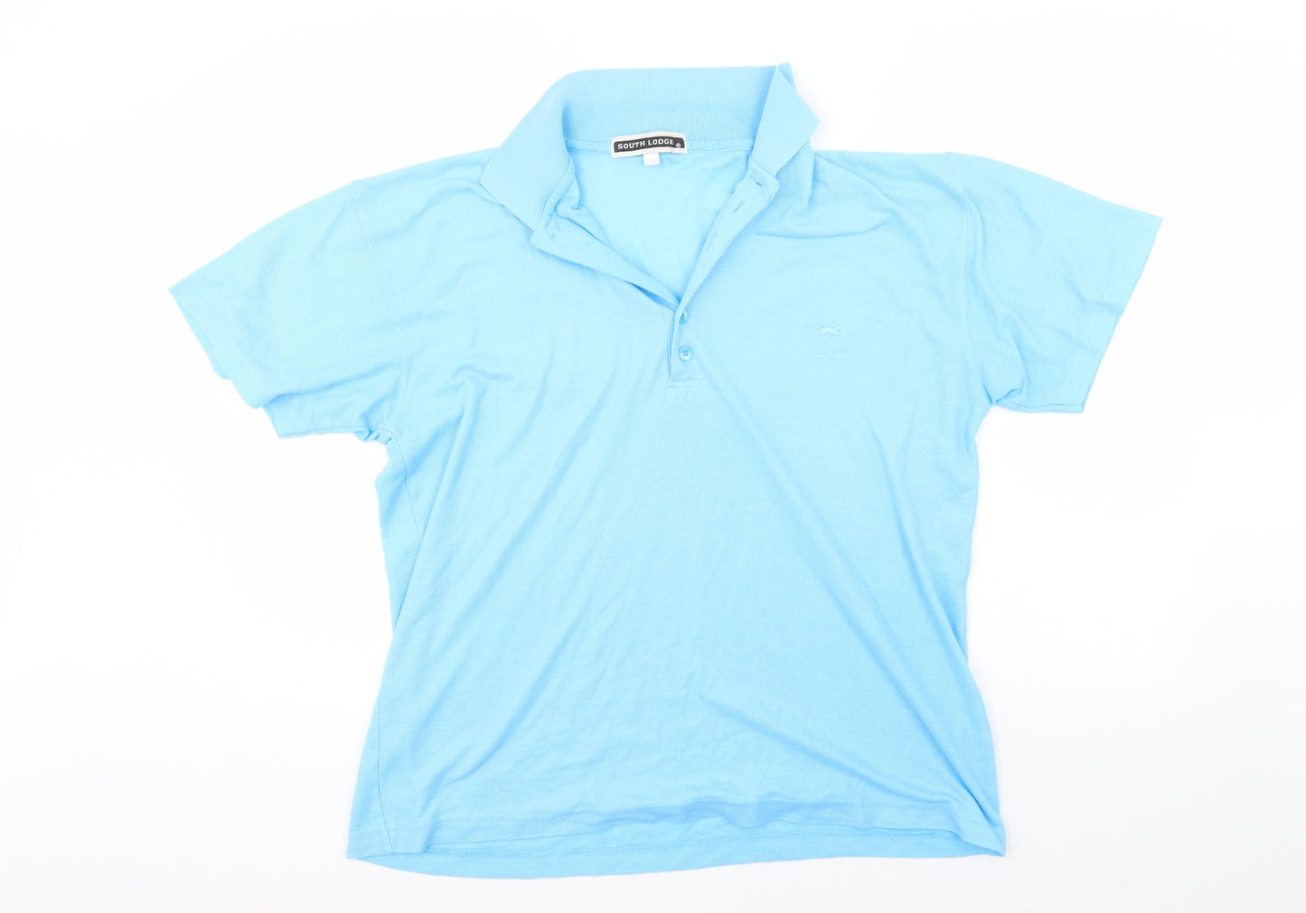 South Lodge Mens Blue    Polo Size M