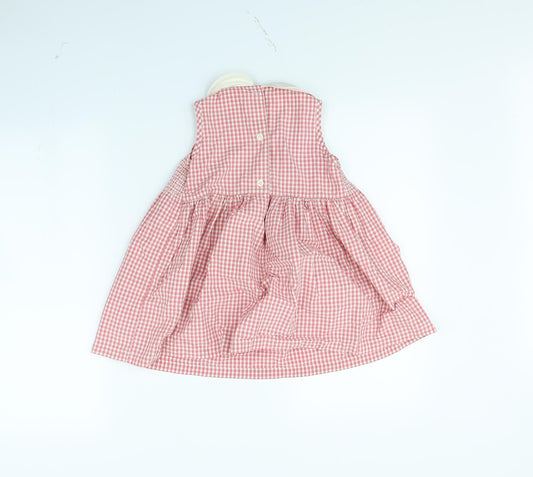 Gap Girls Red Check  Fit & Flare  Size 3 Years