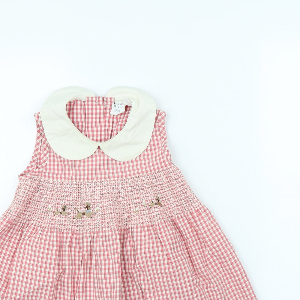 Gap Girls Red Check  Fit & Flare  Size 3 Years