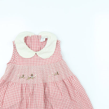 Gap Girls Red Check  Fit & Flare  Size 3 Years