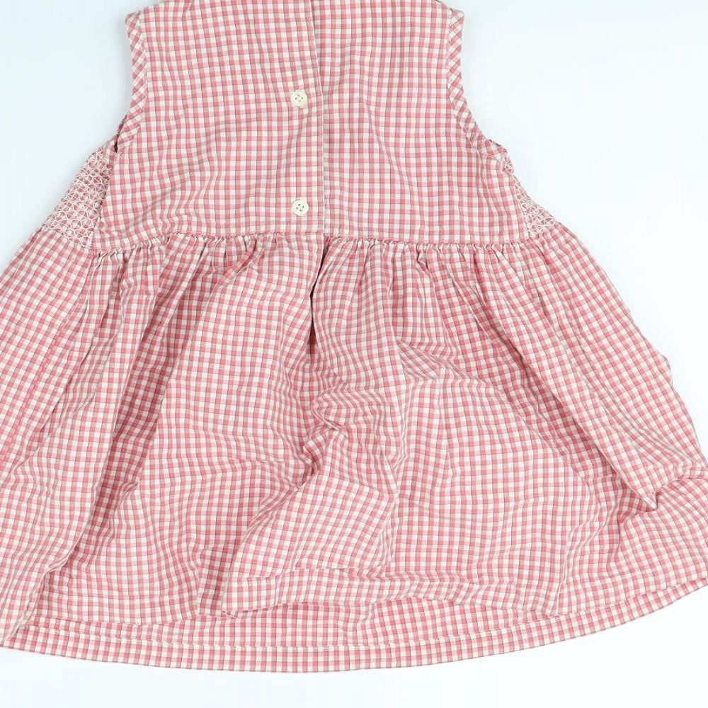 Gap Girls Red Check  Fit & Flare  Size 3 Years