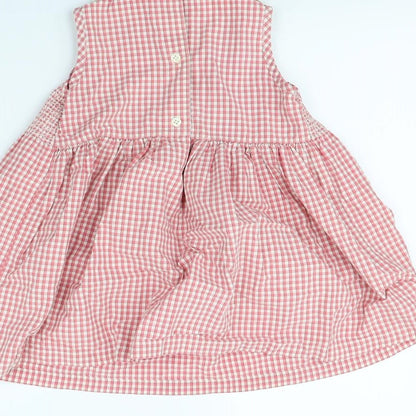 Gap Girls Red Check  Fit & Flare  Size 3 Years