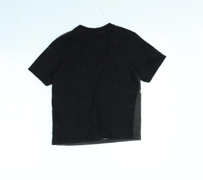 Preworn Boys Grey   Basic T-Shirt Size 10 Years  - Manchester United