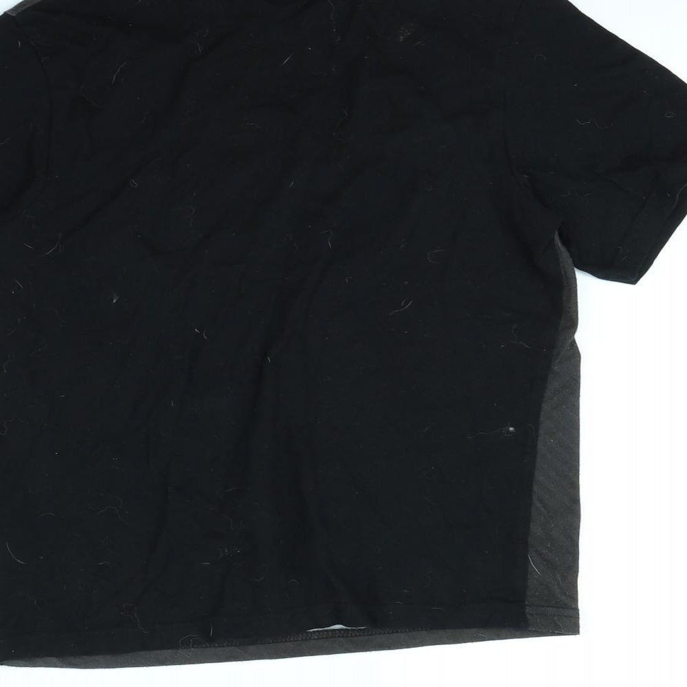Preworn Boys Grey   Basic T-Shirt Size 10 Years  - Manchester United