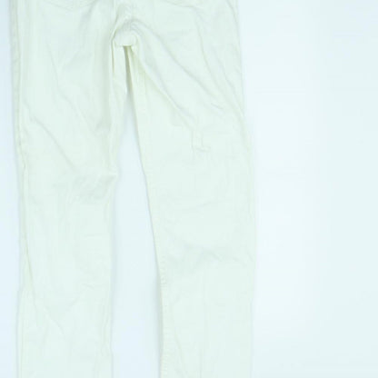 George Womens White   Straight Jeans Size 10 L30 in