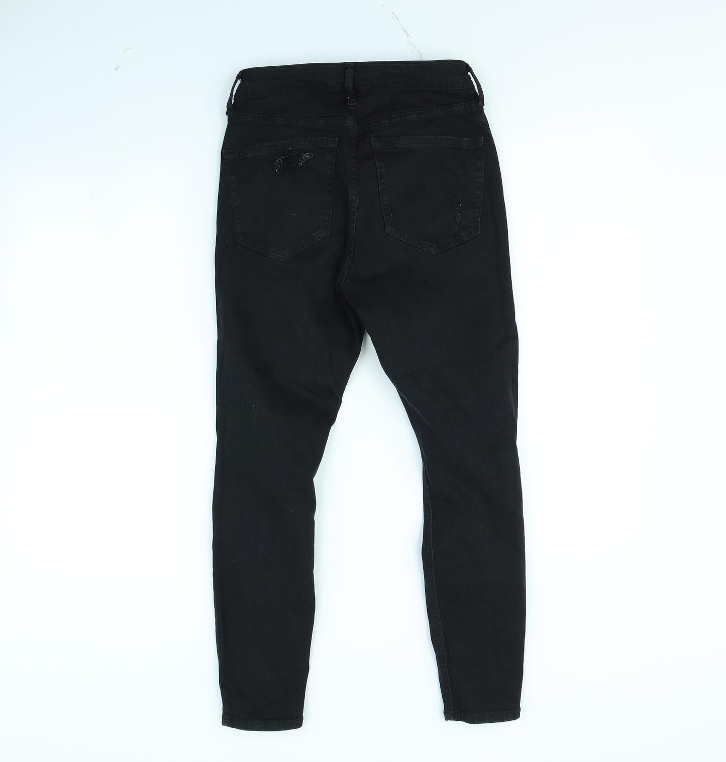 Topshop Womens Black   Skinny Jeans Size 28 in L28 in