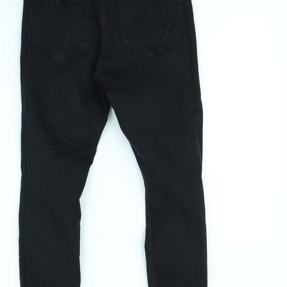 Topshop Womens Black   Skinny Jeans Size 28 in L28 in