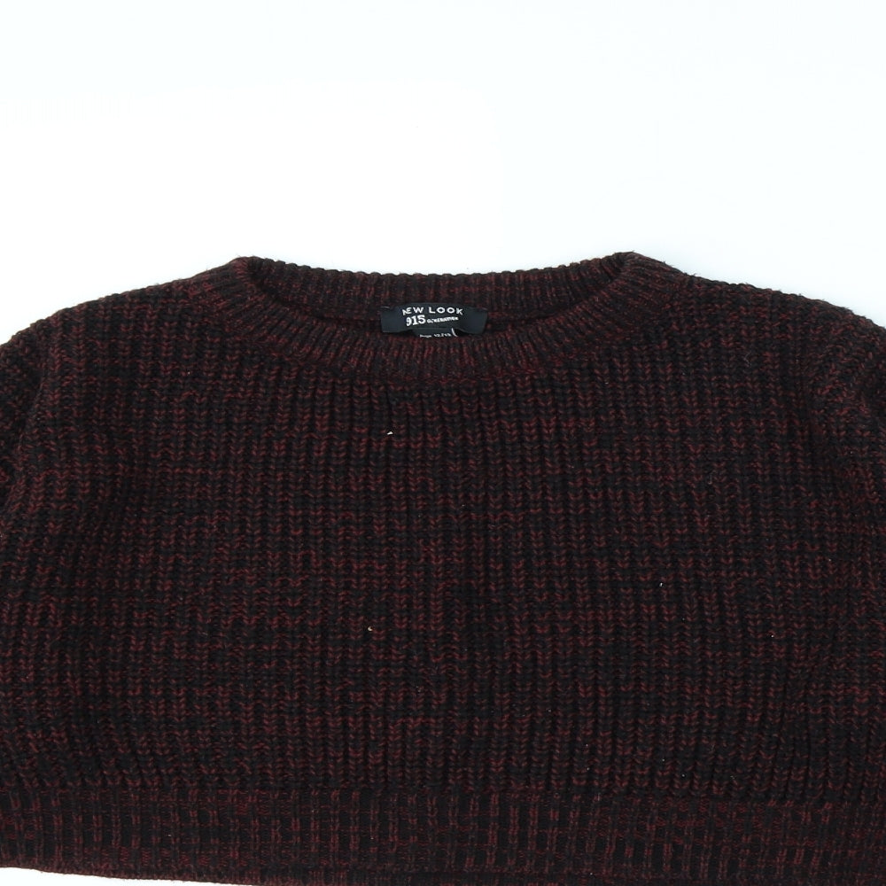 New Look Girls Red   Pullover Jumper Size 12 Years