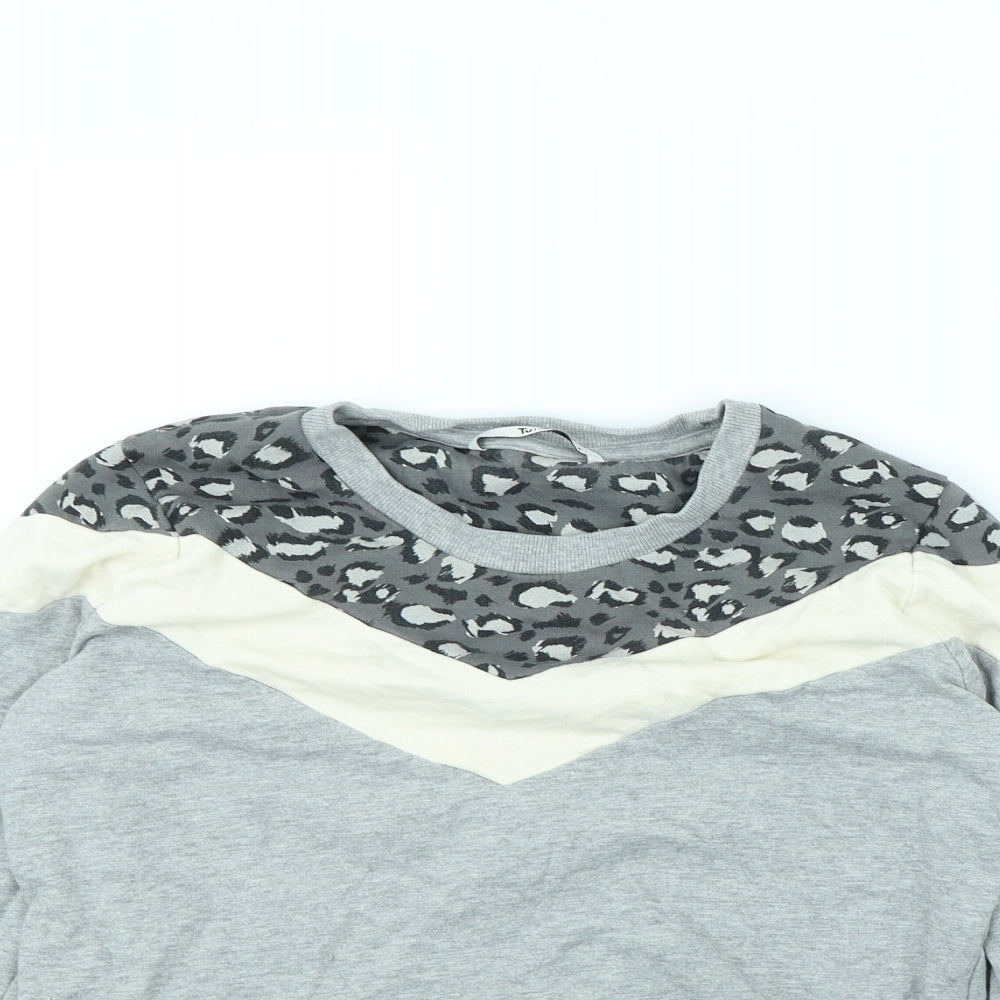 Tu Womens Grey   Pullover Jumper Size 8