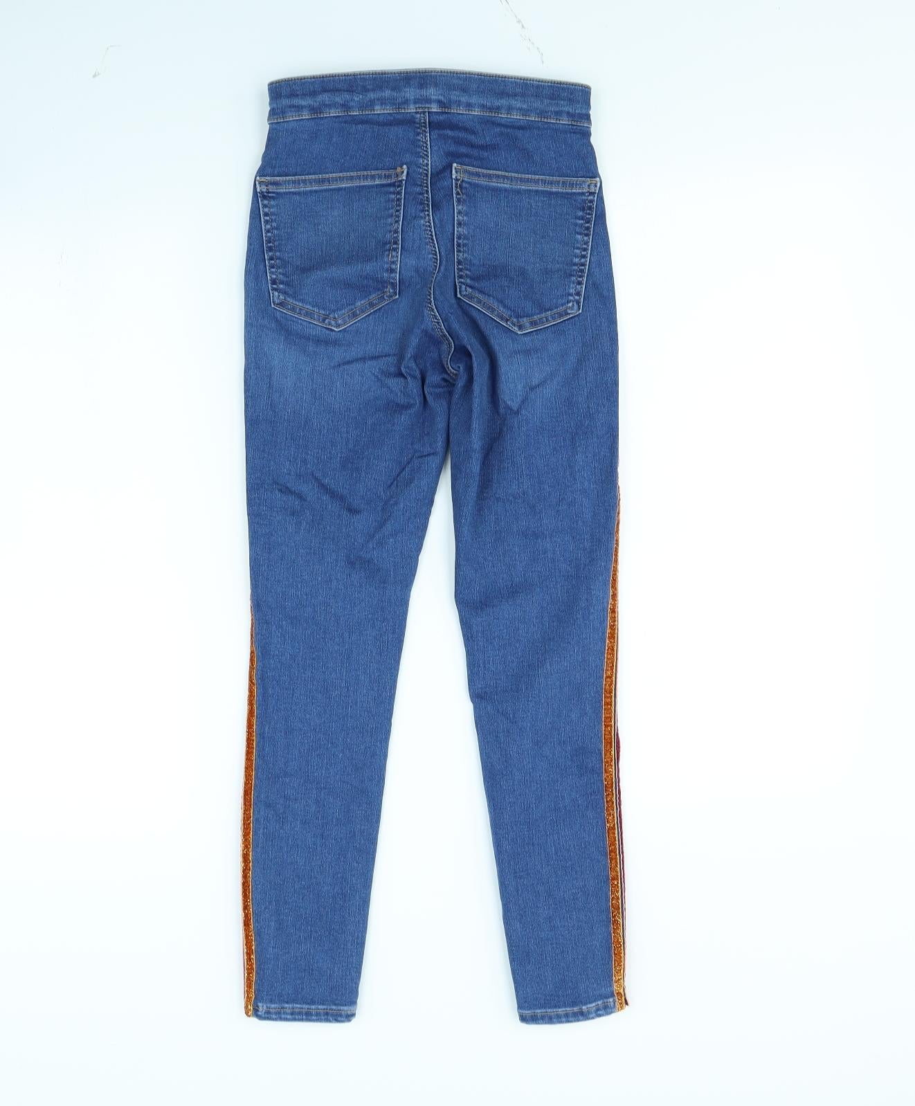 Topshop Womens Blue   Skinny Jeans Size 26 L28 in