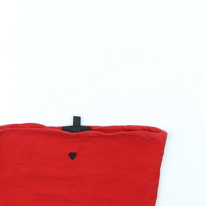 Womens UK Size 6 Topshop Red Cropped Tank