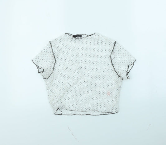 pretty little thing Womens White   Basic Tank Size 10