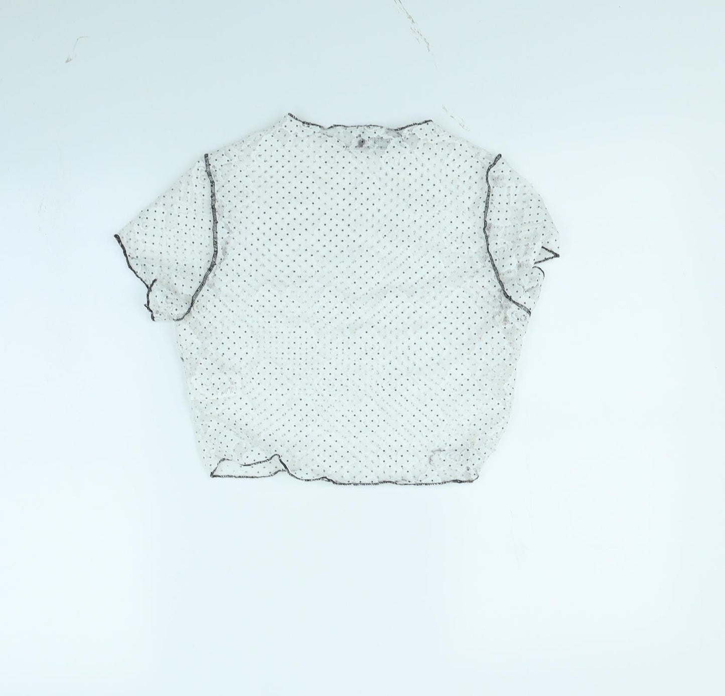 Womens UK Size 10 pretty little thing White Basic Tank