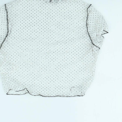 Womens UK Size 10 pretty little thing White Basic Tank