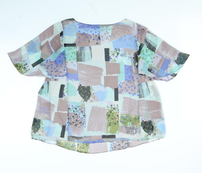 Womens UK Size 16 Together Multicoloured Basic Blouse