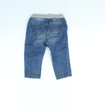 fred & flo Boys Blue   Straight Jeans Size 9 Months