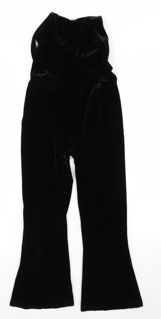 NEXT Womens Black   Playsuit One-Piece Size 8 L19 in