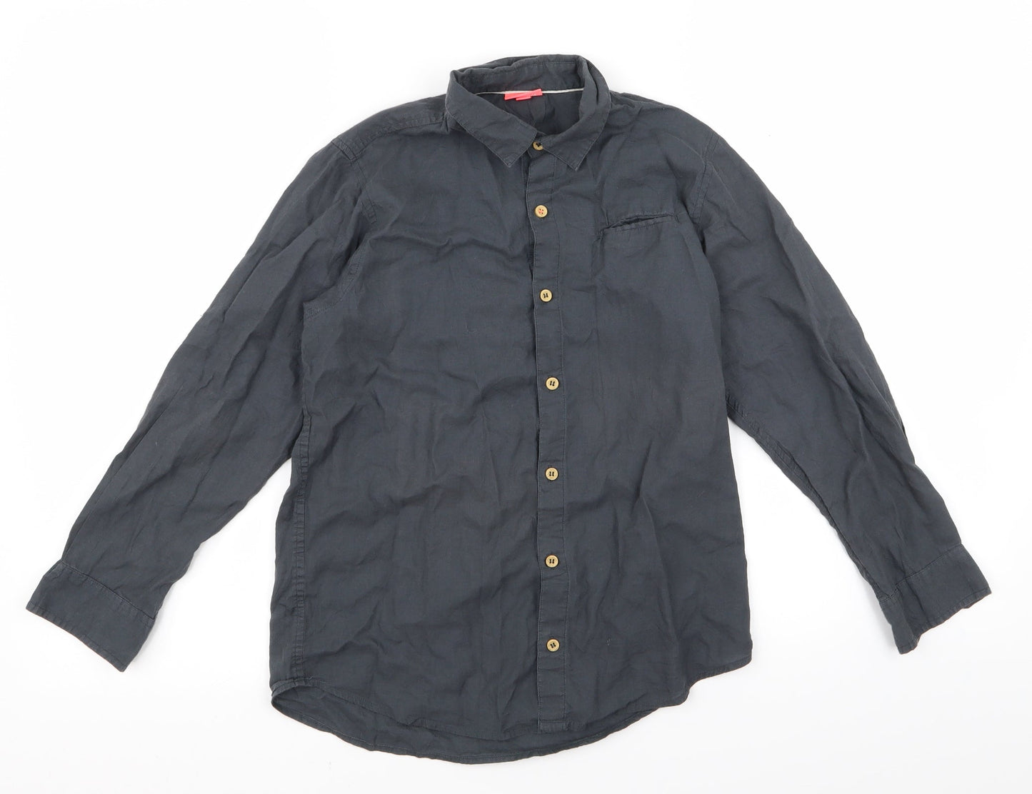 sunava Boys Green   Basic Button-Up Size 9 Years