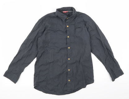 sunava Boys Green   Basic Button-Up Size 9 Years
