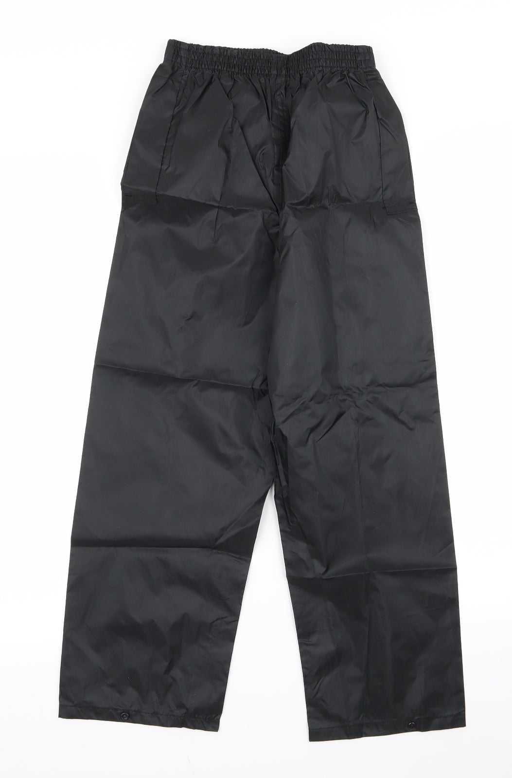 Womens UK Size 10 Preworn Regular Fit  Black Trousers