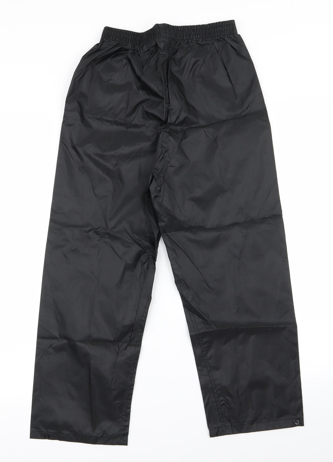 Womens UK Size 10 Preworn Regular Fit  Black Trousers