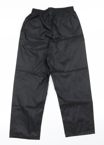 Womens UK Size 10 Preworn Regular Fit  Black Trousers
