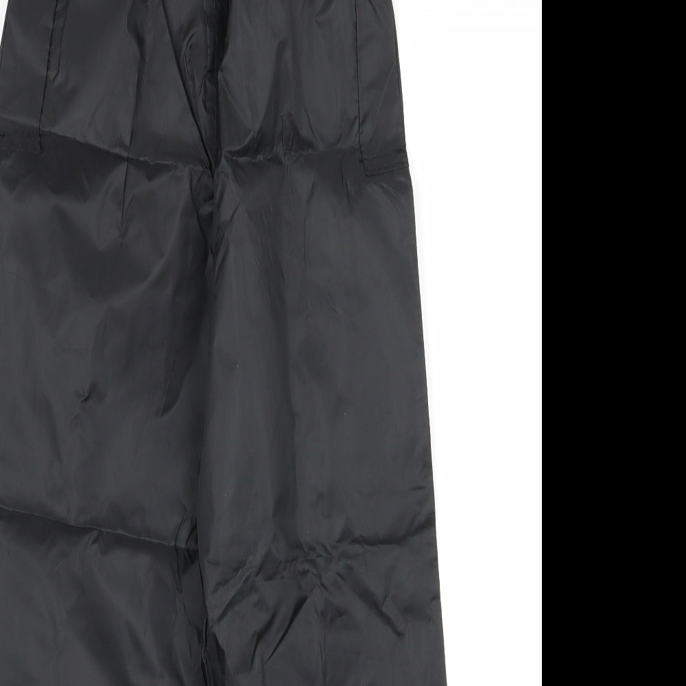 Womens UK Size 10 Preworn Regular Fit  Black Trousers