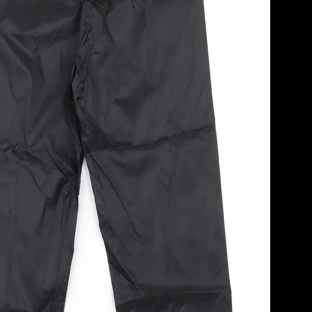 Womens UK Size 10 Preworn Regular Fit  Black Trousers