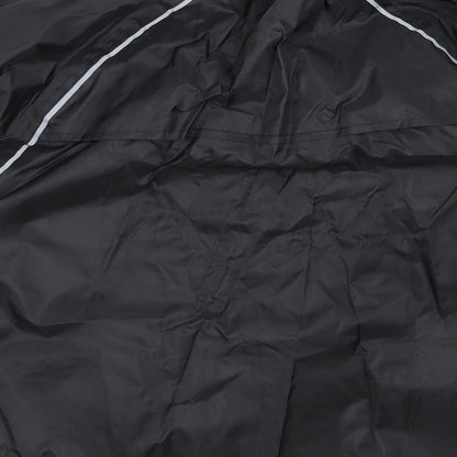 Womens UK Size 10 Preworn Black Rain Coat