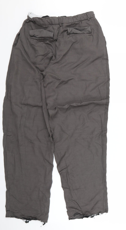 Topshop Womens Brown   Trousers  Size 12 L26 in