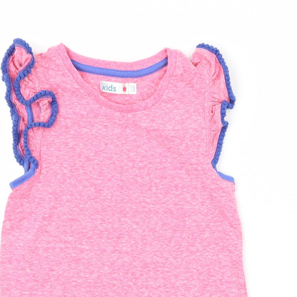m co Girls Pink   Tunic T-Shirt Size 9 Years