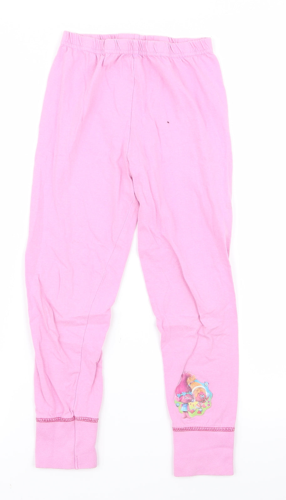 Preworn Girls Pink   Cami Pyjama Pants Size 5 Years  - trolls