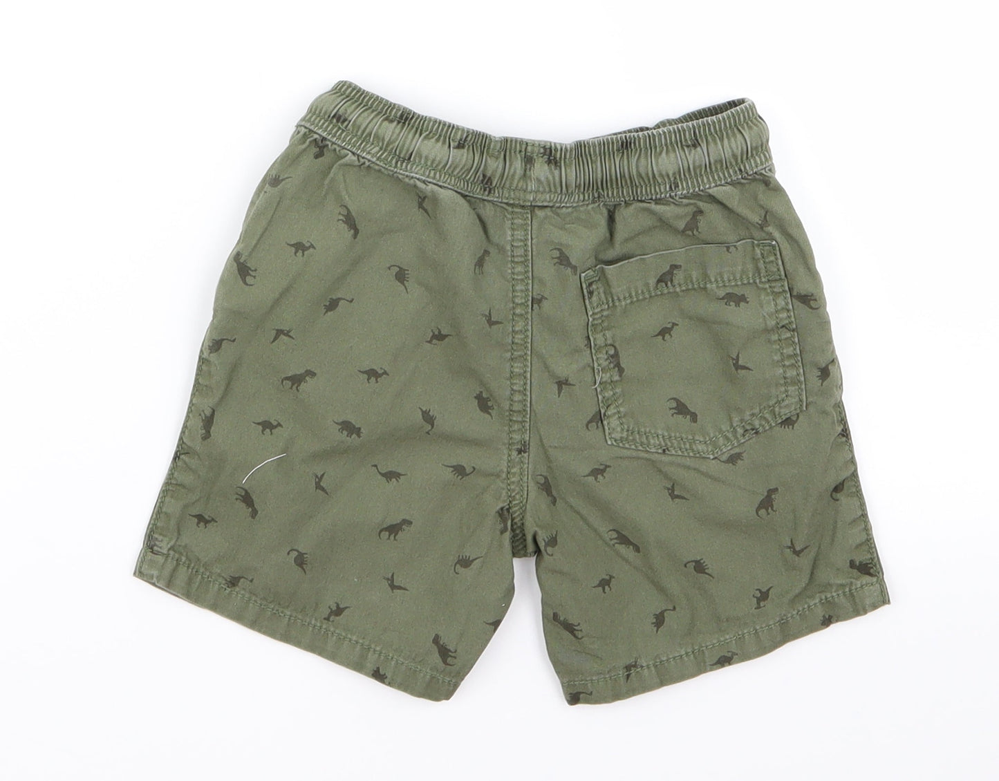 Preworn Boys Green   Cargo Shorts Size 2 Years
