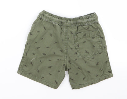 Preworn Boys Green   Cargo Shorts Size 2 Years